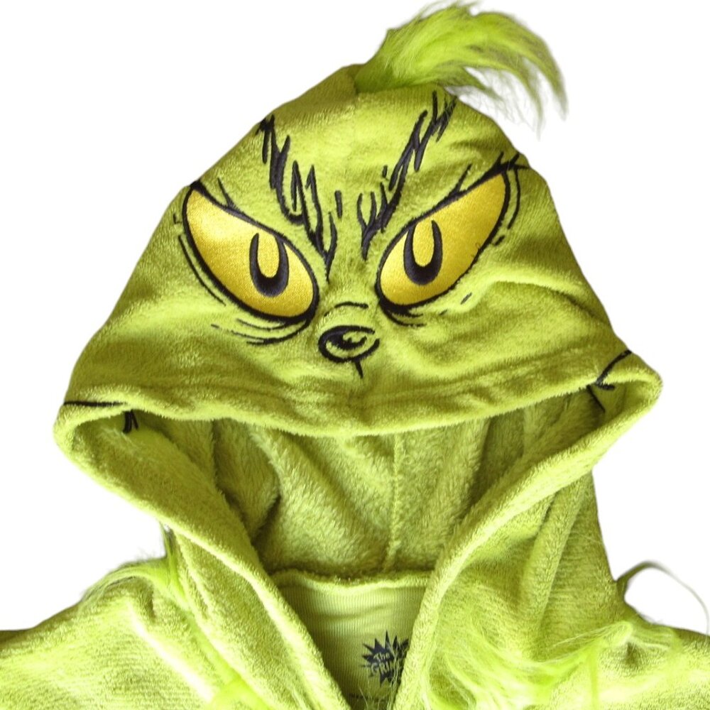 Grinch 1-Piece Costume Fleece Jumpsuit Child Size M • HALLOWEEN • CHRISTMAS